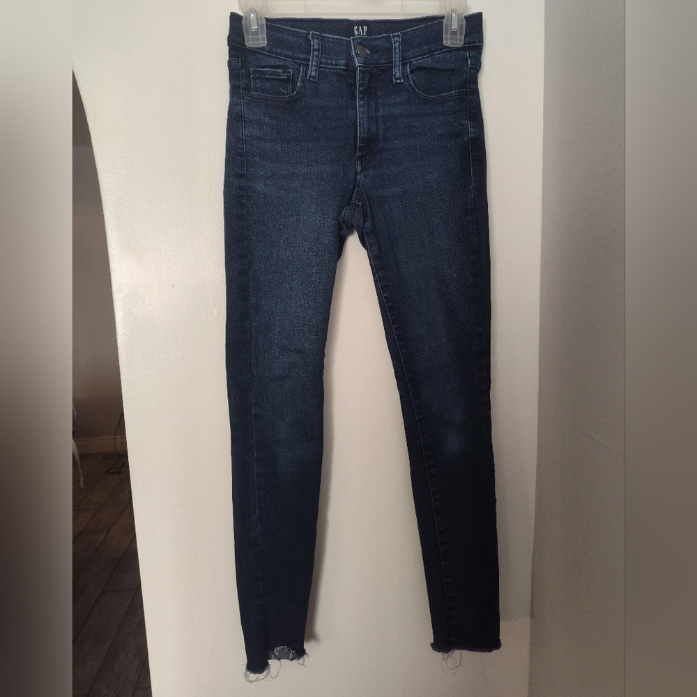 Gap favorite jeggings dark wash ankle size 25 r